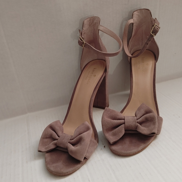 Kate Spade Suede Big Bow Sandals Size 9.5 M - Picture 11 of 11